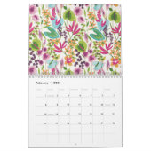 Elegante  tropische bloemwand kalender (Feb 2026)