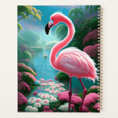Elegante tropische Flamingo-70852 Planner (Achterkant)