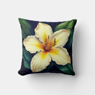 Elegante tropische leliebloem - kussen
