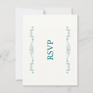 Elegante Trouw RSVP Kaart