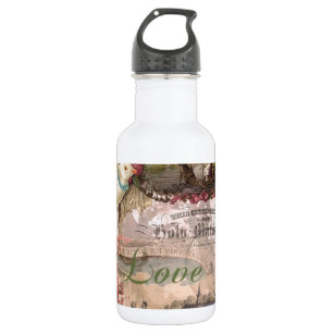 Elegante Trouw Vintage Huwelijk Antiek Vintage Waterfles