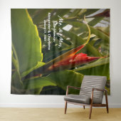 Elegante trouwbloem fotohoud-backdrop  wandkleed (In Situ (horizontaal))