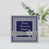 Elegante trouwfeest uitnodiging (Staand voorkant)