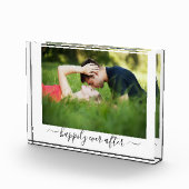 Elegante trouwfoto Hartstikke quote Fotoblokken (Rechts)