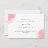 Elegante trouwfoto met liefdeshart script bedankkaart (Achterkant)