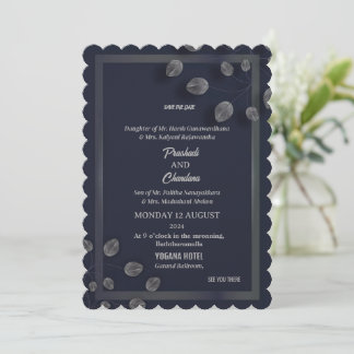 Elegante trouwkaarten save the date