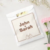 Elegante Trouwpapieren Tas – Uniek Ontwerp Bedankzakje (Gezegeld)