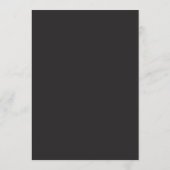 Elegante Trouwtafel Menu Kaarten Flat Menu (Achterkant)