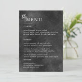 Elegante Trouwtafel Menu Kaarten Plat Menu (Staand voorkant)