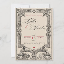 Elegante Trouwuitnodigingen (A6 Collectie)