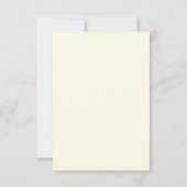 Elegante Trouwuitnodigingskaart – Minimal Botanica RSVP Kaartje (Achterkant)