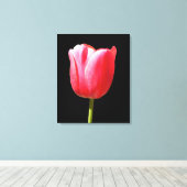 Elegante Tulp Bloei Canvas Afdruk (Insitu (Houten vloer))