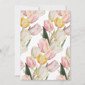 Elegante Tulp Save The Date (Achterkant)