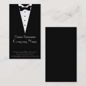 elegante tuxedo visitekaartje (Voorkant / Achterkant)