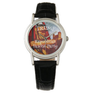 Elegante typografie Modern landschapsfoto Trump Horloge
