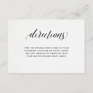 Elegante typografie op aquarelpapier richtlijnen kaart