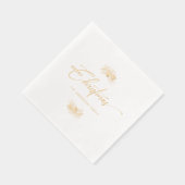 Élégante typographie de Noël Pile serviettes empil (Droite)