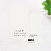 Élégante typographie Elevant Bijoux Carte d'affich (Bureau)