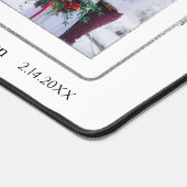 Élégante typographie florale à 4 photos Mariage (Coin)