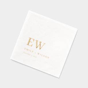 Élégante Typographie Minimale Monogramme Mariage p
