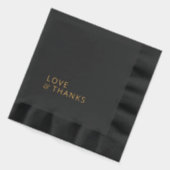 Elégante typographie moderne amour et merci mariag (Gauche)