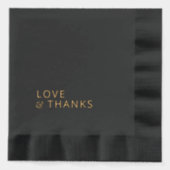 Elégante typographie moderne amour et merci mariag (Recto)