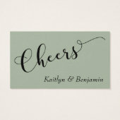 Élégante typographie noire sur les billets de bois (Dos)