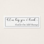 Élégante typographie noire sur les billets de bois (Devant)