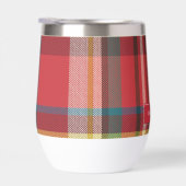 Élégante Typographie Plaid Personnalisée Rustique (Droite)