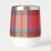 Élégante Typographie Plaid Personnalisée Rustique (Arrière)