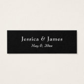 Élégante Typographie Script Merci Mariage Faveur (Dos)