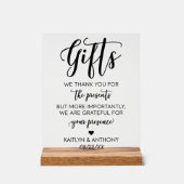 Élégante Typographie Script Minimaliste Cadeaux De (Recto)