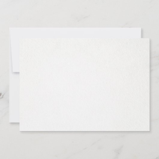 Élégante typographie simple | Faire-part de mariag (Dos)