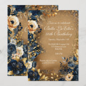 Elegante uitnodigingen voor feestjes (Voorkant / Achterkant)