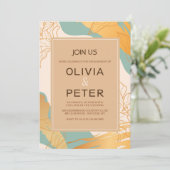 Elegante uitnodigingen voor feestjes (Staand voorkant)