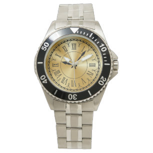 Elegante Unisex Oversize RVS Armband Horloge