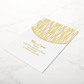 Elegante Universiteit Master Afstudeerfeest Afstud Folie Uitnodiging (Gedraaid)