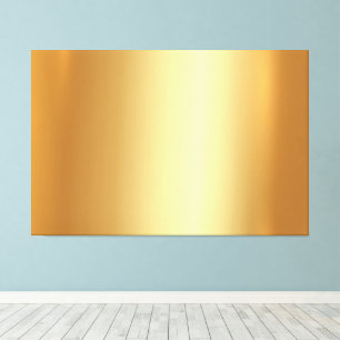 Elegante upload van uw foto op gouden achtergrond canvas afdruk