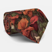 Elegante Vaderdag Calla Lilies Bloem Stropdas (Opgerold)