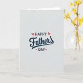 Elegante Vaderdag Kaart met Script (Gele Bloem)