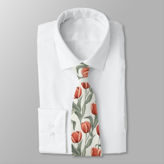Elegante Vaderdag Tulp Stropdas (Gebonden)
