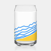 Élégante vague moderne de Blue Beach (Verso)