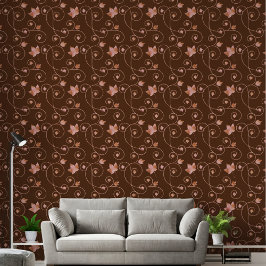 Elegante valbladeren behang