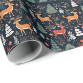 Elegante variatie in Forest Creatures Gift Wrap Cadeaupapier (Rol Hoek)