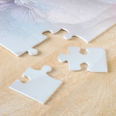 Elegante ventilator en bloemen legpuzzel (Zijkant)