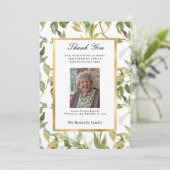 Élégante verdure Carte de remerciements de la Symp (Debout devant)