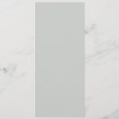 Elégante verdure et or Dînez à la carte (Dos)