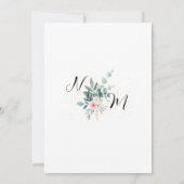 Elégante verdure Faire-part de mariage Eucalyptus (Dos)