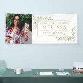 Élégante verdure Gold Photo Bannière (Salon professionnel)