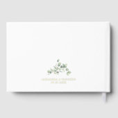 Élégante verdure Monogram Mariage Gold Foil (Verso)